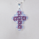 Small Cross - Noga-Silver Chain - 2